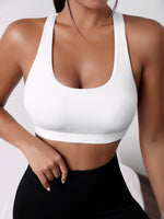 Reggiseni sportivi incrociato cut out indietro