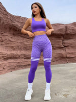 Set sportivo con stampa leopardo