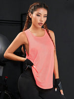 Canotta sportiva cut out indietro