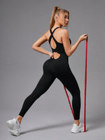 Tuta Sportiva Scollata Senza Schienale Da Donna