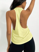 Canotta casual e sportiva da donna, colore solido estivo