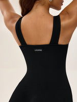 Tuta aderente sportiva senza cuciture, elastica e aderente da donna