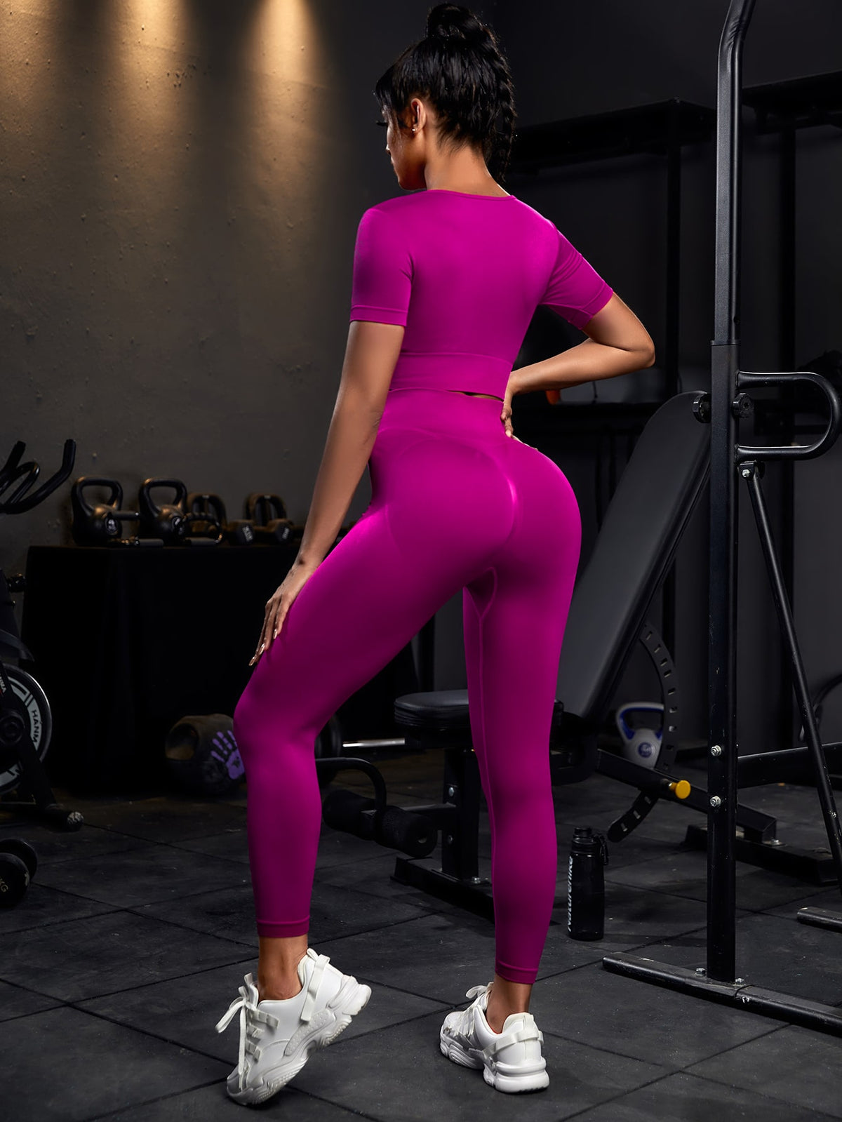 Suit sportiva da yoga senza cuciture ad alta elasticità