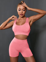 Set da yoga super elastico senza cuciture sportivo