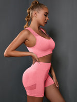 Set da yoga super elastico senza cuciture sportivo