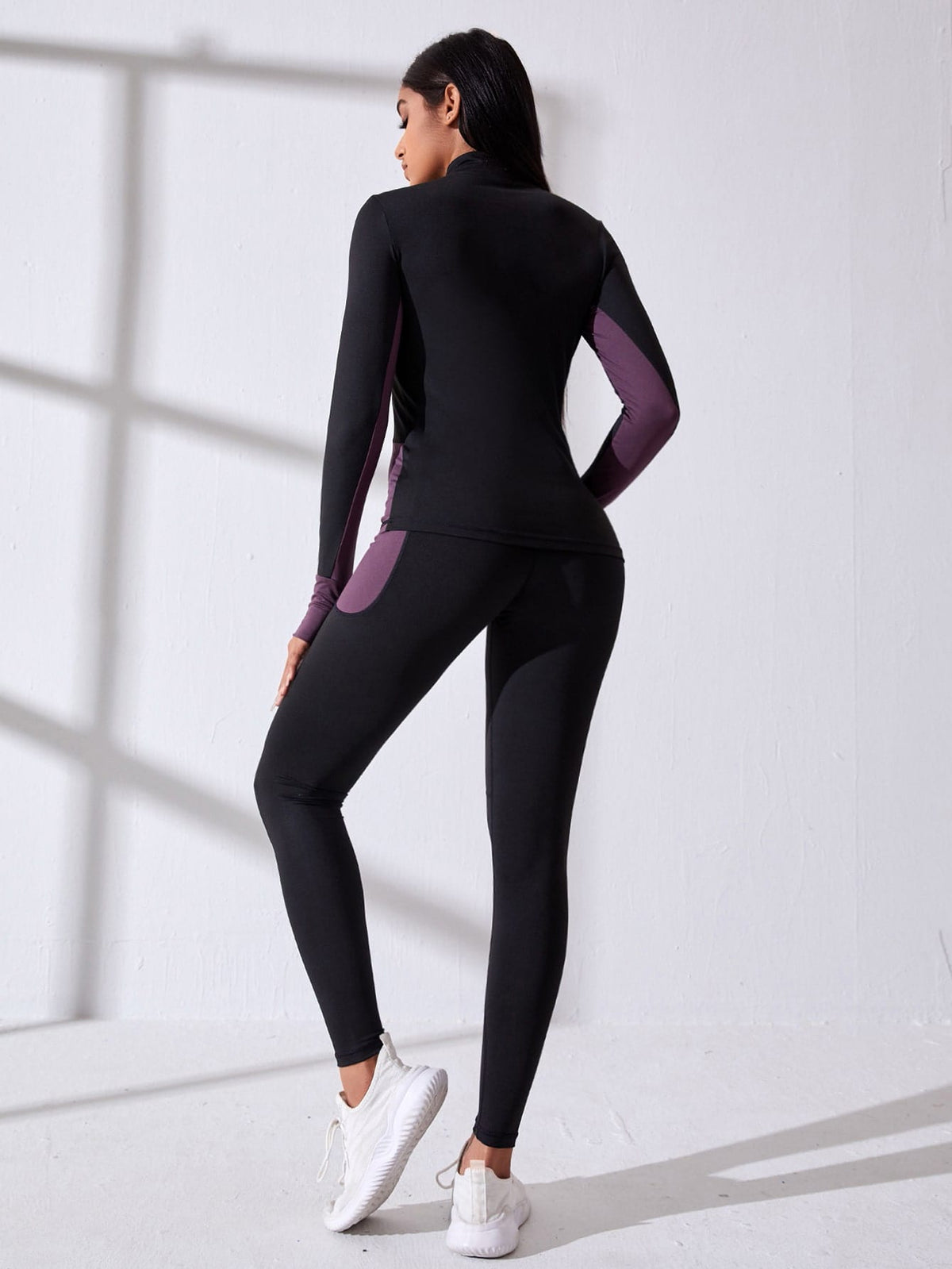 2 pezzi Set da palestra da yoga ad alta elasticità