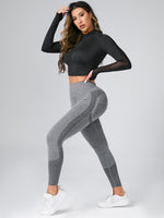 Giacche sportive pannello in tulle con fori per pollici