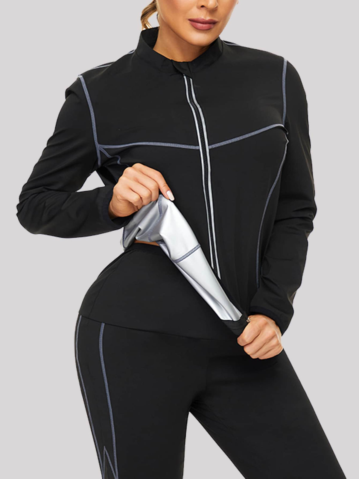 Felpe sportive impunture con zip