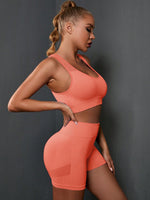 Set da yoga super elastico senza cuciture sportivo