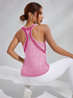 Canotta sportiva color block von racer schiena