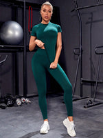 Set sportivo senza cuciture manica raglan