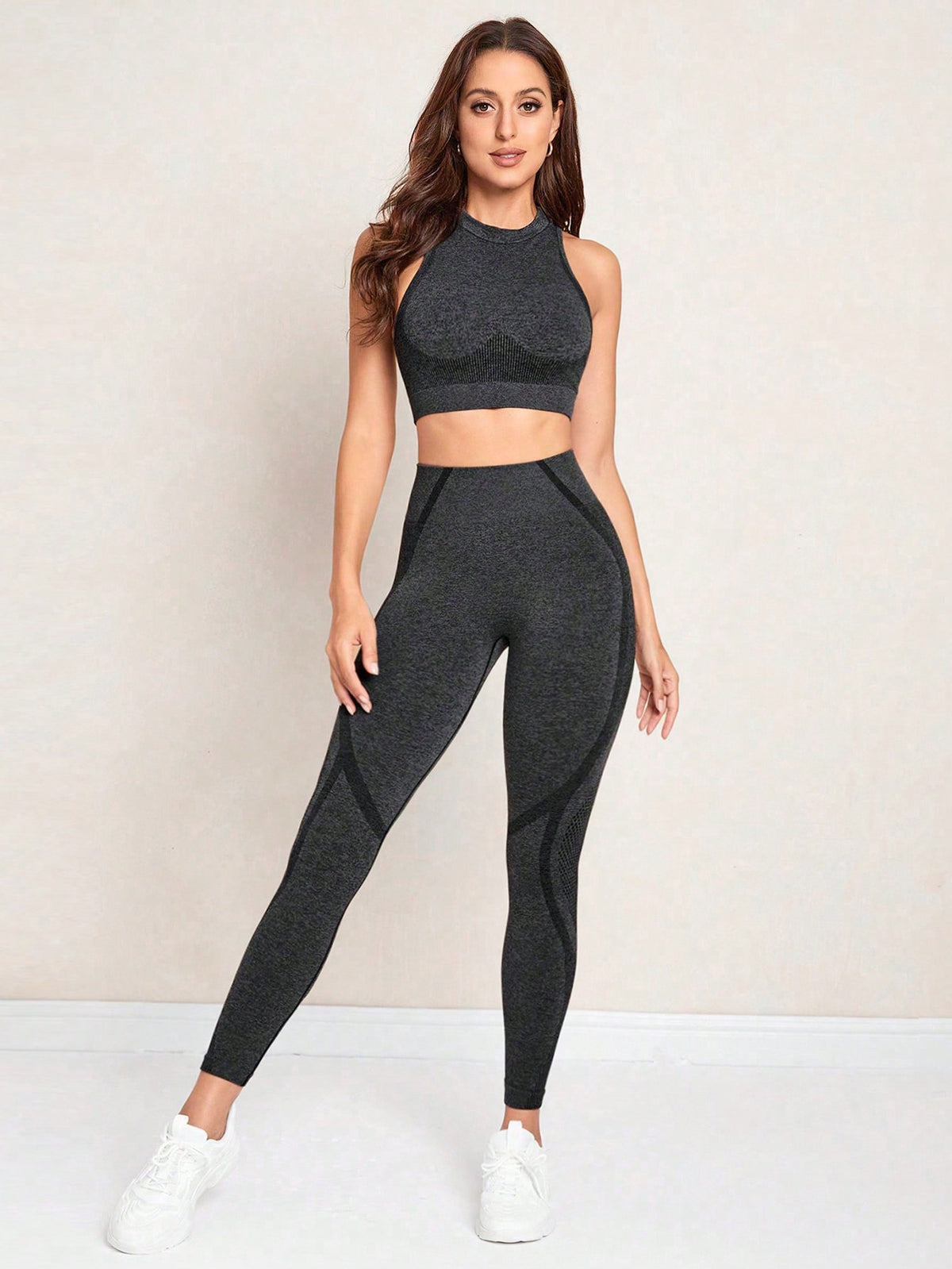 set Per Allenamento E Yoga Senza Cuciture