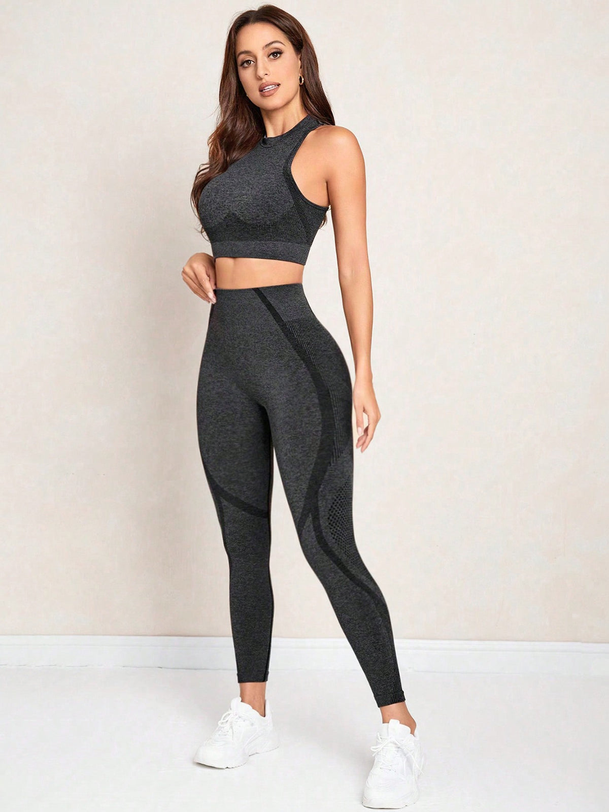 set Per Allenamento E Yoga Senza Cuciture