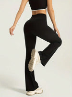 Leggings Sportivi Alla Moda A Vita Alta, Comodi E Aderenti, Con Fondo Largo A Campana