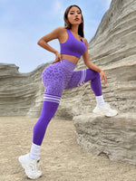 Set sportivo con stampa leopardo