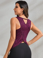 Canotta sportiva cut out indietro