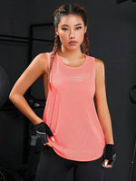 Canotta sportiva cut out indietro