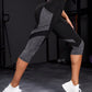 Leggings Capri Colorblock Pocket