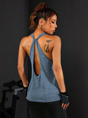 Canotta Halter Open Back