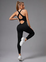 Tuta Sportiva Scollata Senza Schienale Da Donna