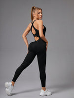 Tuta Sportiva Scollata Senza Schienale Da Donna