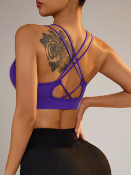 Sports Bra Cross Back Seamless Flex