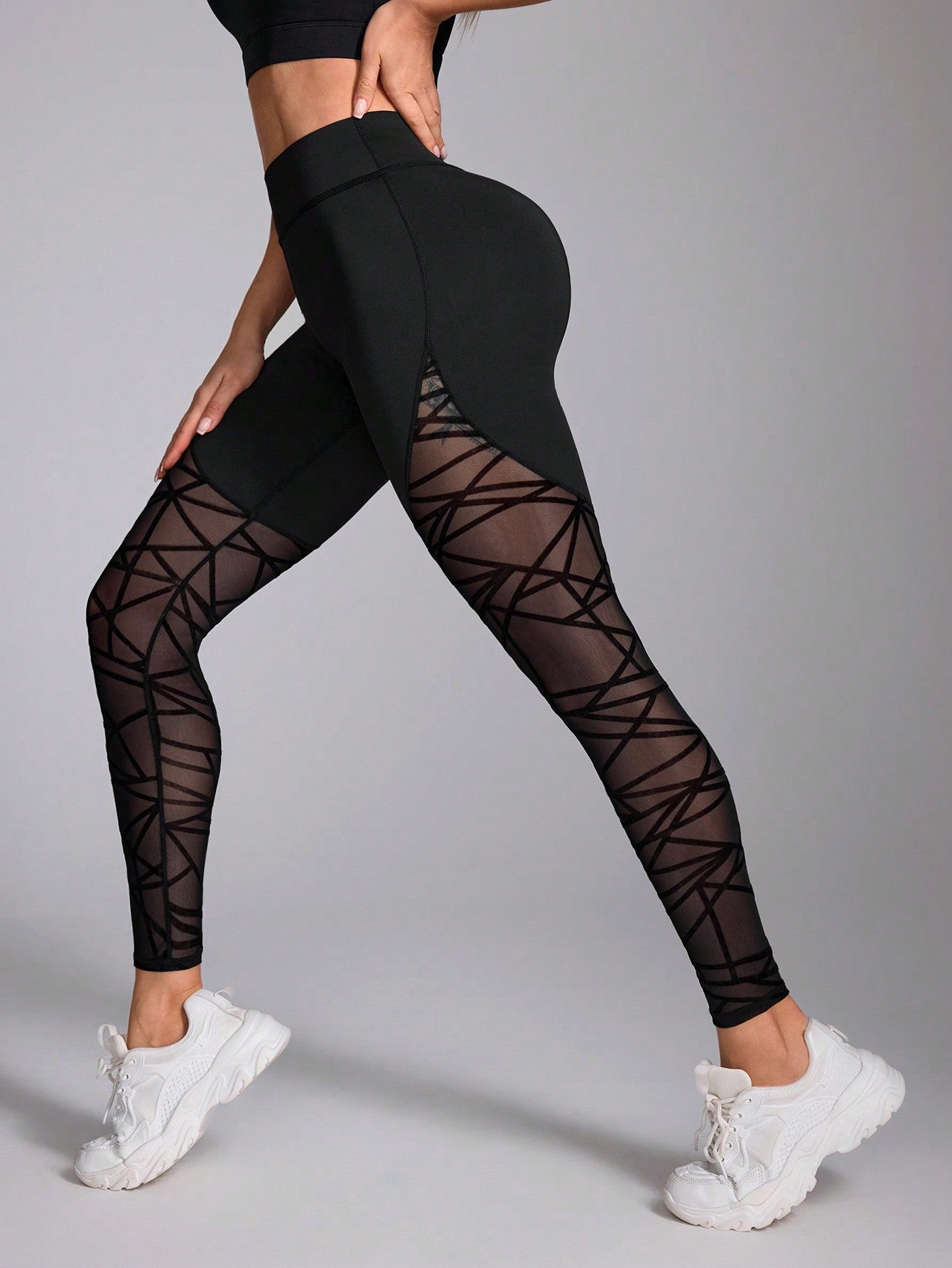 Leggings Everyday Geo Mesh