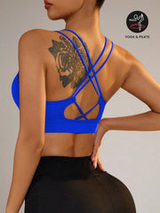 Sports Bra Cross Back Seamless Flex
