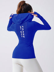 Felpa Performance con Cappuccio e Inserti Mesh