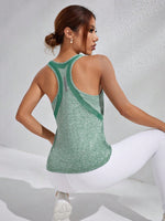 Canotta sportiva color block von racer schiena