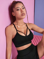 Reggiseni sportivi monocolore imbracatura