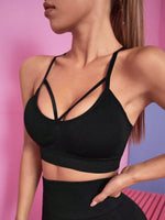 Reggiseni sportivi monocolore imbracatura