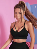 Reggiseni sportivi monocolore imbracatura