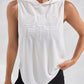 Canotta Hoodie Active con Ricamo