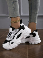 alla moda da donna Scarpe sportive , traspirante e versatile papà Scarpe , adatto per primavera e autunno