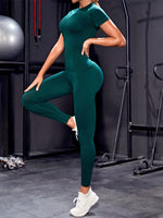 Set sportivo senza cuciture manica raglan