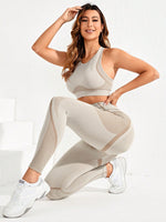 Set Abbigliamento Sportivo Senza Cuciture Ad Alta Elasticità