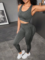 Reggiseni sportivi senza cuciture elasticità alta con Leggings