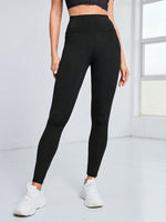Leggings Patchwork In Rete Da Donna Con Tasca Per Lo Sport