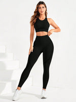 Set Abbigliamento Sportivo Senza Cuciture Ad Alta Elasticità