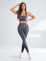 Reggiseni sportivi senza cuciture elasticità alta con Leggings